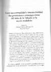 Research paper thumbnail of Entre intertextualidad e intermedialidad: dos proyecciones contemporáneas del mito de la Tebaida en la escena madrileña