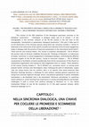 Research paper thumbnail of VOLUME I. TRA RISCOPERTA CRISTIANA E VERIFICA DELLA CREDIBILITÀ TEOLOGICA OGGI PARTE V -NELLA SINCRONIA TEOLOGICA CRISTIANA OGGI: INCIDERE O PENETRARE