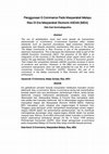 Research paper thumbnail of Penggunaan E-Commerce Pada Masyarakat Melayu Riau Di Era MEA Artikel Desi Sommaliagustina, S.H., M.H.