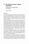 Research paper thumbnail of The political economy of digital technologies