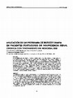 Research paper thumbnail of Aplicación de un programa de musicoterapia en pacientes portadores de insuficiencia renal crónica con tratamiento de hemodiálisis (1994)