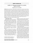 Research paper thumbnail of NGHIÊN CỨU TỔNG QUAN VỀ NĂNG SUẤT LAO ĐỘNG TRONG XÂY DỰNG