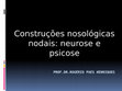 Research paper thumbnail of Slides 3 - Esboço de uma psicopatologia nodal, com Jacques Lacan