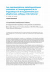 Research paper thumbnail of Appel à communication du Réseau Grammaires et contextualisations (GreC), en partenariat avec le Labo LT2D Cergy Paris Université