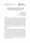 Research paper thumbnail of 'Waiting only for a pretext": a new chronology for the sixth-century Byzantine invasion of Spain