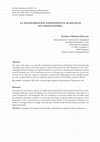 Research paper thumbnail of La transformación administrativa de Bizancio en Constantinopla