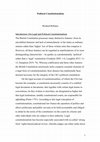 Research paper thumbnail of Political ConstitutionalismCUPHandbook