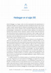 Research paper thumbnail of Presentación: Heidegger en el Siglo XX