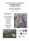 Research paper thumbnail of Le forum antique de l'agglomération d'Ambrussum à Villetelle (Hérault - France). Rapport de fouille programmée 2019