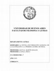 Research paper thumbnail of Seminario de grado "La novela de formación alemana: de la Ilustración a la Primera Guerra Mundial" (2018).