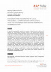 Research paper thumbnail of EXPLORING THE UNEXPECTED IN LEGAL DISCOURSE: A CORPUS-BASED CONTRASTIVE ANALYSIS OF SPANISH AND BRITISH JUDGMENTS ON IMMIGRATION