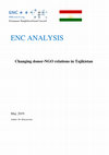 Research paper thumbnail of Changing donor-NGO relations in Tajikistan