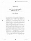 Research paper thumbnail of The Longue Durée of Alchemy