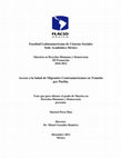 Research paper thumbnail of El acceso a la salud de migrantes centroamericanos en tránsito por Puebla