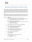 Research paper thumbnail of Implementing Cisco Enterprise Network Core Technologies v1.0 (350-401