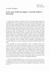 Research paper thumbnail of L'arte come medio fra singolo e comunità in Kant e Florenskij, in «Logos», 14, 2019, pp. 109-122.