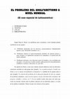 Research paper thumbnail of EL PROBLEMA DEL ANALFABETISMO A NIVEL MUNDIAL (El caso especial de Latinoamérica) INTRODUCCION TEXTOS ATLAS BIBLIOGRAFIA