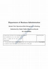 Research paper thumbnail of Operational Risk Management in Banking