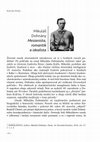 Research paper thumbnail of Mikuláš Dohnány. Mesianista, romantik a idealista