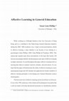 Research paper thumbnail of Affective Learning in General Education