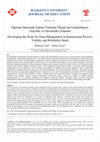 Research paper thumbnail of Öğretim Sürecinde Zaman Yönetimi Ölçeği'nin Geliştirilmesi: Geçerlik ve Güvenirlik Çalışması Developing the Scale for Time Management in Instructional Process: Validity and Reliability Study