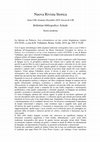 Research paper thumbnail of Recensione a R. Valladares (a cura di), La Iglesia en Palacio [...], in Nuova Rivista Storica, Bollettino bibliografico 2019