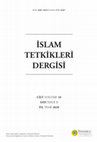 Research paper thumbnail of İSLAM TETKİKLERİ DERGİSİ/JOURNAL OF ISLAMIC REVIEW 10/1