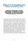 Research paper thumbnail of Andrea Buratti, Il mito della rivoluzione e gli studi costituzionali. A proposito del volume "Rivoluzione tra mito e costituzione", in "Diritti Comparati", 28 gennaio 2018