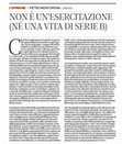 Research paper thumbnail of Non è un'esercitazione (né una vita di serie B)