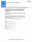 Research paper thumbnail of Journal of Food Products Marketing Orthorexia Nervosa: Can Healthy Eating Food Trends Impact Food Companies Marketing Strategies