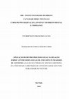 Research paper thumbnail of Aplicação do devido processo legal na relação jurídica entre redes sociais de "streaming" e criadores de conteúdo: análise dos termos de serviço, diretrizes da comunidade e diretrizes de conteúdo adequado para publicidade do YouTube