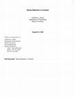 Research paper thumbnail of Harris, C. L. (1995). A corpus-based approach to sense selection and contextual integration. Presented at the Eighth Annual CUNY Conference on Sentence Processing, March 17, 1995.