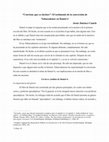 Research paper thumbnail of "Conviene que yo declare": El testimonio de la conversión de Nabucodonosor en Daniel 4