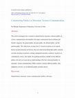 Research paper thumbnail of Constructing Publics in Museums' Science Communication