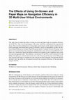 Research paper thumbnail of The Effects of Using On-Screen and Paper Maps on Navigation Efficiency in 3D Multi-User Virtual Environments