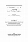 Research paper thumbnail of "The Cosmic Eye and its Pupil: Divine Perfection and the Mediation of Universal and Particular Truth in Rabbinic Theology" ( _Religious Truth_)