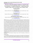 Research paper thumbnail of “Poverty in the Developing Countries is caused by the Development of Underdevelopment”: Unpacking Andre Gunder Frank (1967) In Twenty First Century Third World Politics