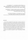 Research paper thumbnail of Cuaderno 77 La ratificación pública del matrimonio como garante de la calidad democrática en State of The Union