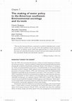 Research paper thumbnail of The making of water policy in the American southwest : Environmental sociology and its tools