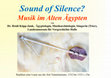 Research paper thumbnail of 24.01.2020 	"Sound of Silence? Musik im alten Ägypten", Science Slam, University of Trier