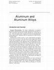 Research paper thumbnail of Aluminum and Aluminum Alloys