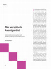 Research paper thumbnail of Der verspätete Avantgardist. Freilaufende Mustererkennung: Über John R. Blakingers Gyorgy Kepes: Undreaming the Bauhaus