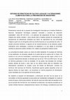 Research paper thumbnail of Estudio de prácticas de cultivo locales y alteraciones climáticas para la prevención de desastres