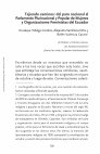 Research paper thumbnail of Tejiendo caminos: del paro nacional al Parlamento Plurinacional y Popular de Mujeres y Organizaciones Feministas del Ecuador