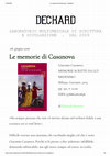 Research paper thumbnail of Le memorie di Casanova