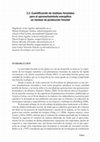 Research paper thumbnail of Cuantificación de residuos forestales para el aprovechamiento energético en núcleos de producción forestal