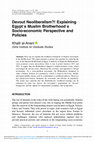 Research paper thumbnail of Devout Neoliberalism?! Explaining Egypt's Muslim Brotherhood's Socio-economic Perspective and Policies