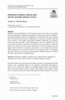 Research paper thumbnail of Performance feedback, financial slack and the innovation behavior of firms