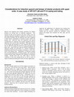 Research paper thumbnail of Considerations for induction quench and temper of tubular products with upset ends: A case study of API 5CT L80 and P110 casing and tubing