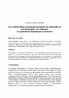 Research paper thumbnail of Les collaborations enseignants/assistantes de maternelle en pré-élémentaire à La Réunion: un partenariat linguistique à construire (2014)